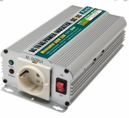 Menič napätia 12V USB na 230V 600W/1500W