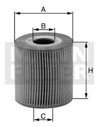 filter olejový mann HU 715/4x