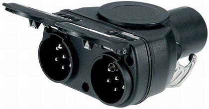 krátky adaptér 15P/2x7P 24V
