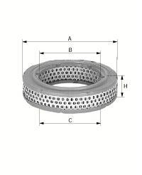 filter vzduchový mann C 2852/2