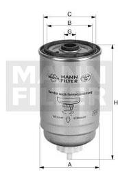 filter paliva mann WK 842/8