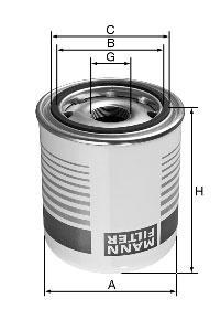 filter vysušovač mann TB 1374/3x (čierny)
