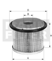 filter paliva mann PU 822x