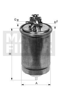 filter paliva mann WK 829/1x
