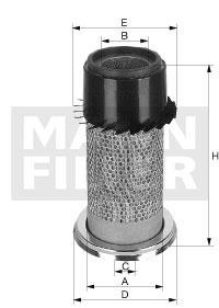 filter vzduchový mann C 14123
