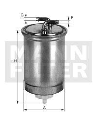 filter paliva mann WK 853/16