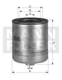 filter paliva mann WK 824/2