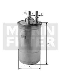 filter paliva mann WK 918/1