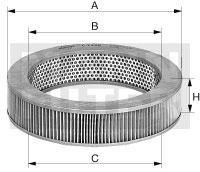 filter vzduchový mann C 30005