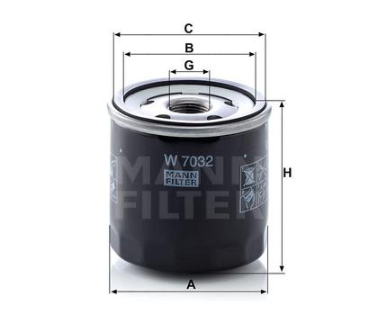 filter olejový mann W 7032