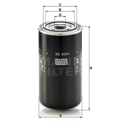 filter olejový mann WD 9004