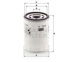 filter olejový mann W 7034