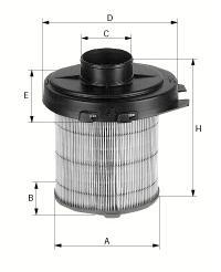 filter vzduchový mann C 1468