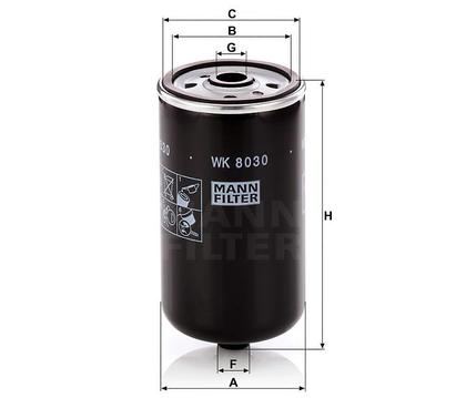 filter paliva mann WK 8030