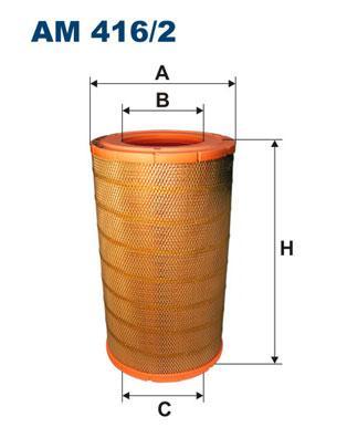 filter vzduchový FILTRON AM 416/2