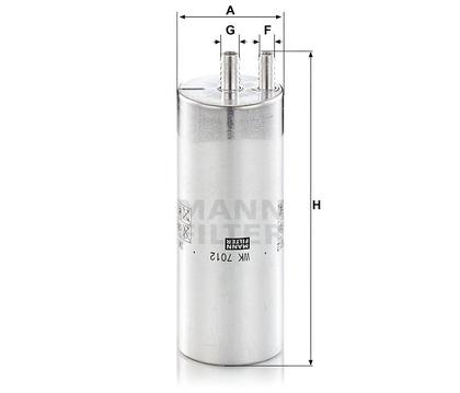 filter paliva mann WK 7012