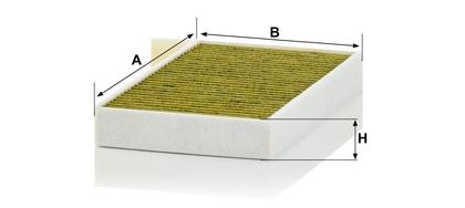 filter peľový mann FP 25015 biofunkčný Frecious Plus