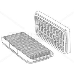 Hifi filter vzduchový SA 17694