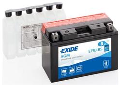 Exide motobatéria AGM 12V 8Ah 110A (ET9B-BS)